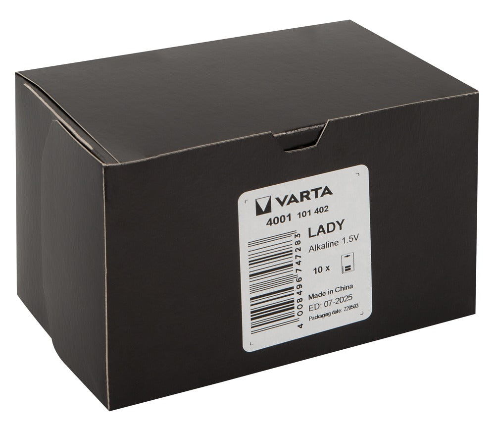 Pilas Varta N 10x2er - Pack 20 Pilas LR1 de Larga Duración