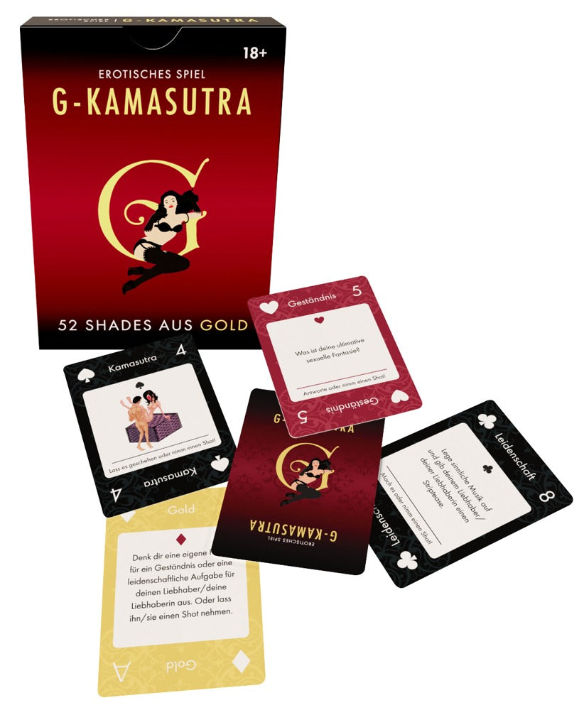 G-Kamasutra 52 Sombras de Oro - Juego de Cartas Erótico para Parejas