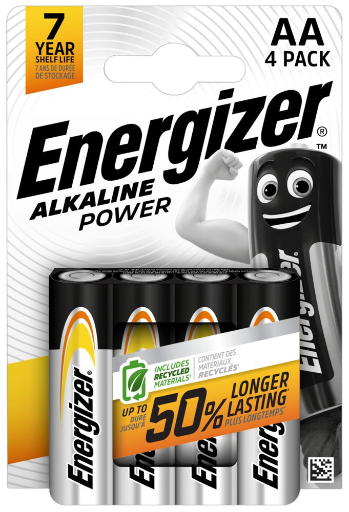 Energizer AA Pilas Alcalinas 24 x Pack de 4 - 1,5V Larga Duración