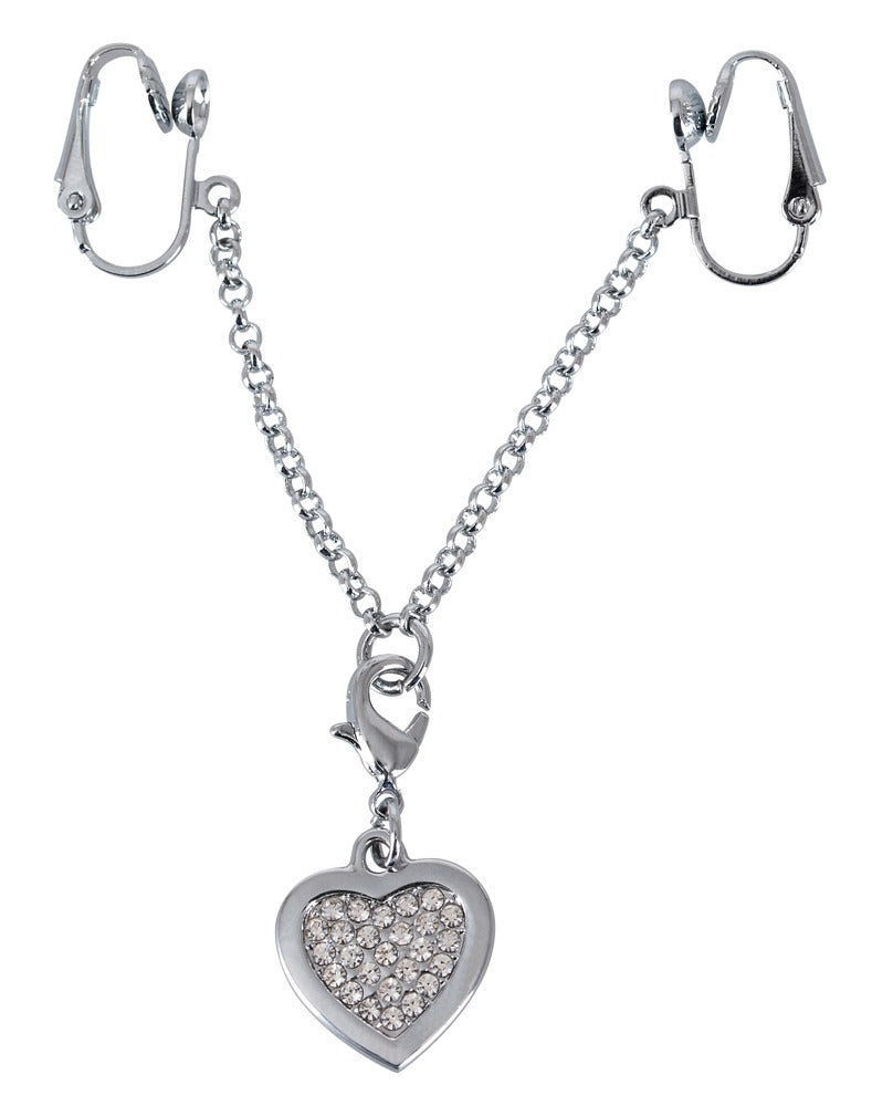 Collar Íntimo Heart-shaped Chain - Joyería Sensual de Plata