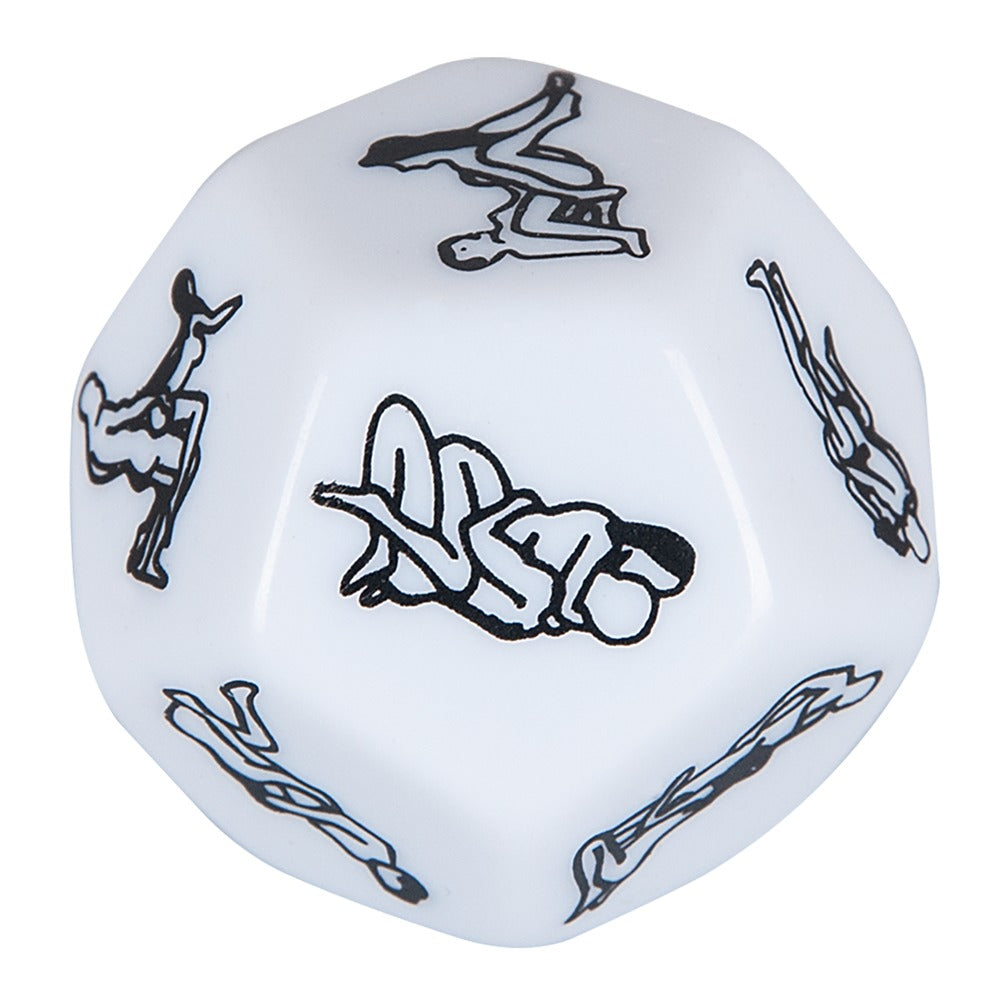 What's Next Dice 12 Sides - Dado Erótico de Acrílico