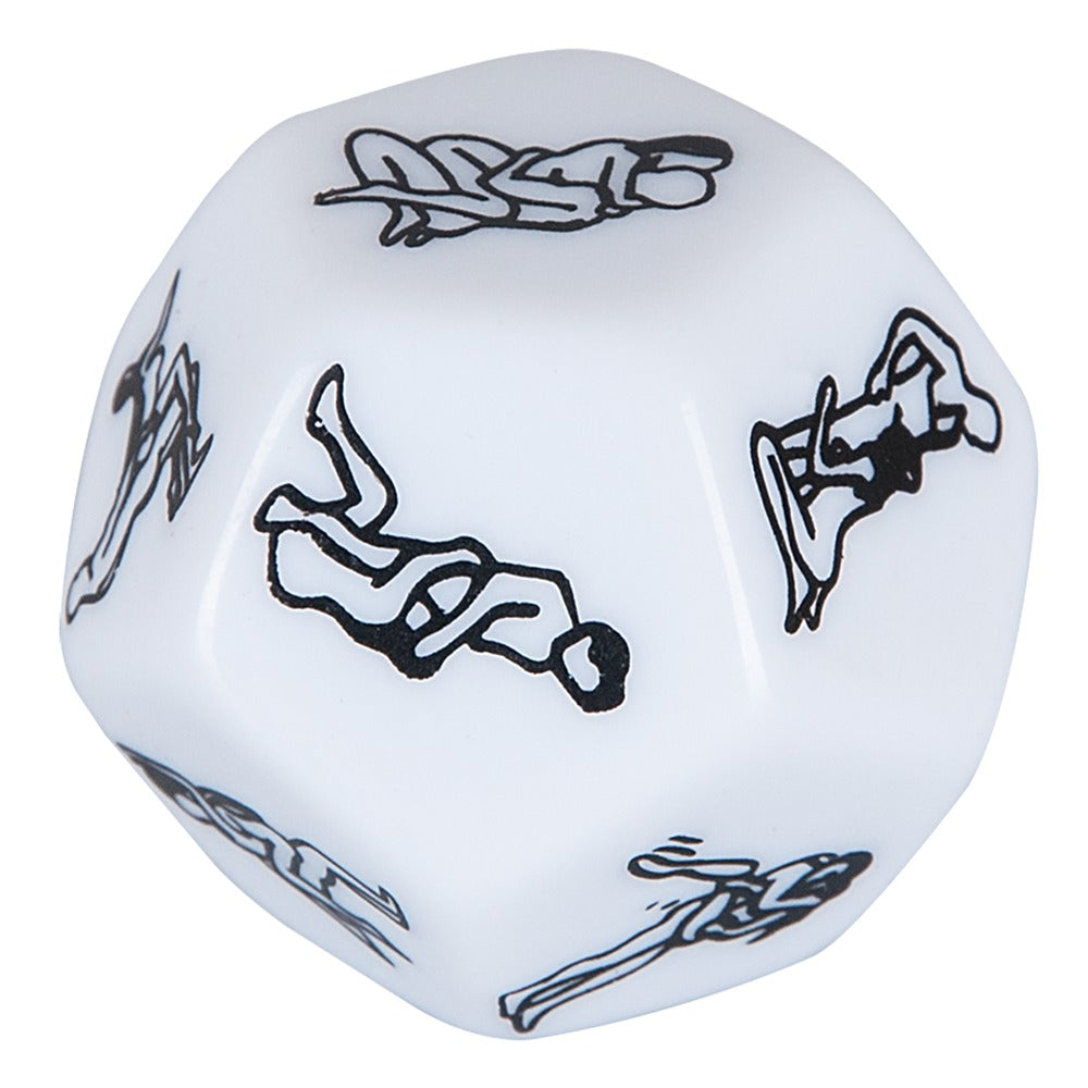 What's Next Dice 12 Sides - Dado Erótico de Acrílico