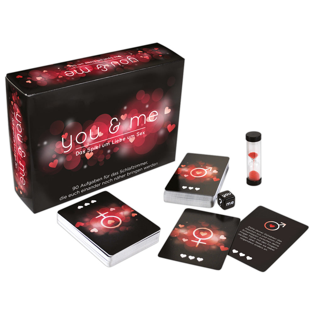 You & Me - Juego Erótico de Parejas con 90 Cartas y Actividades Aventureras