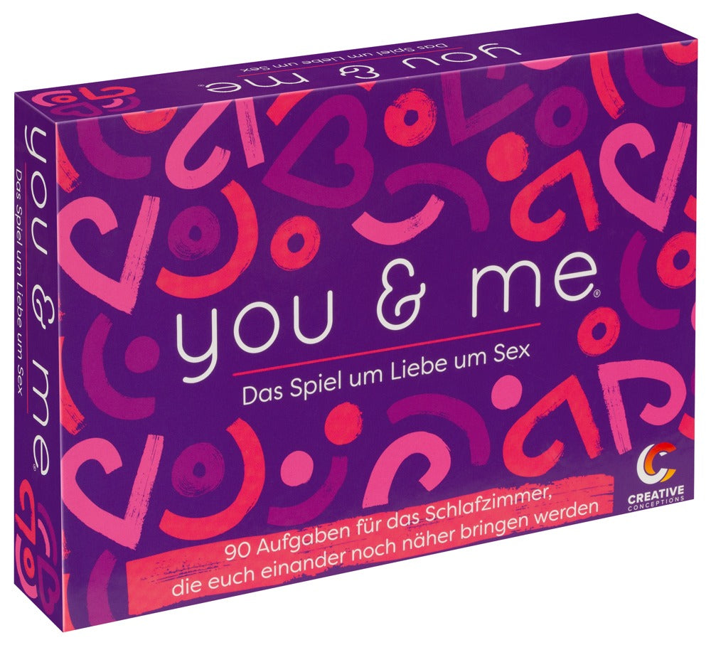 You & Me - Juego Erótico de Parejas con 90 Cartas y Actividades Aventureras