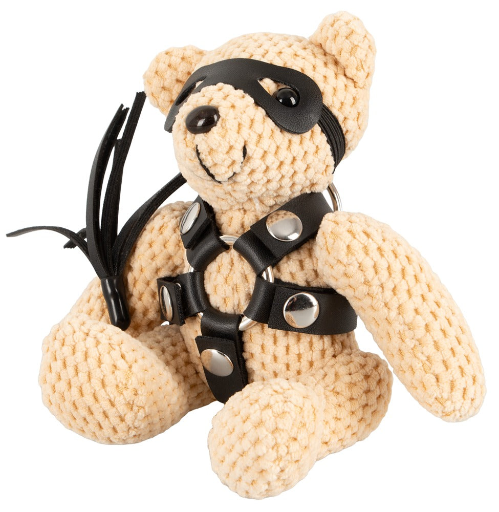 Teddy Flogger Bad Kitty - Peluche SM con Arnés y Látigo