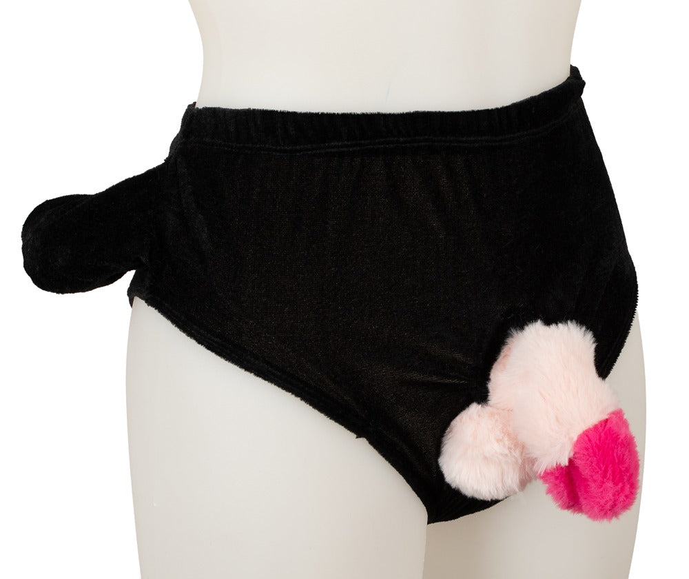 Calzoncillos con Pene Inflable de Felpa - Broma y Fiesta