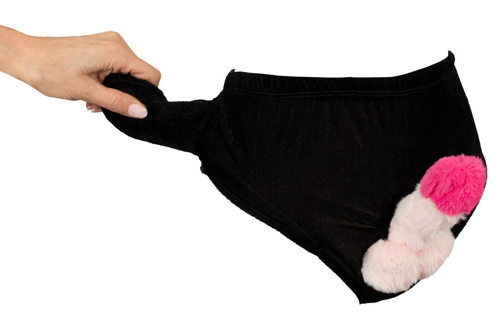Calzoncillos con Pene Inflable de Felpa - Broma y Fiesta
