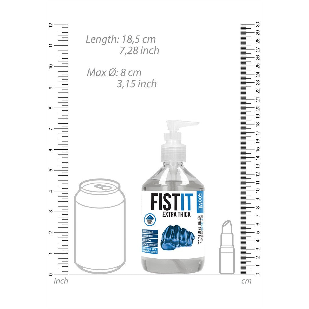 LUBRICANTE PARA FISTING EXTRA THICK 17 FL OZ 500 ML FIST IT