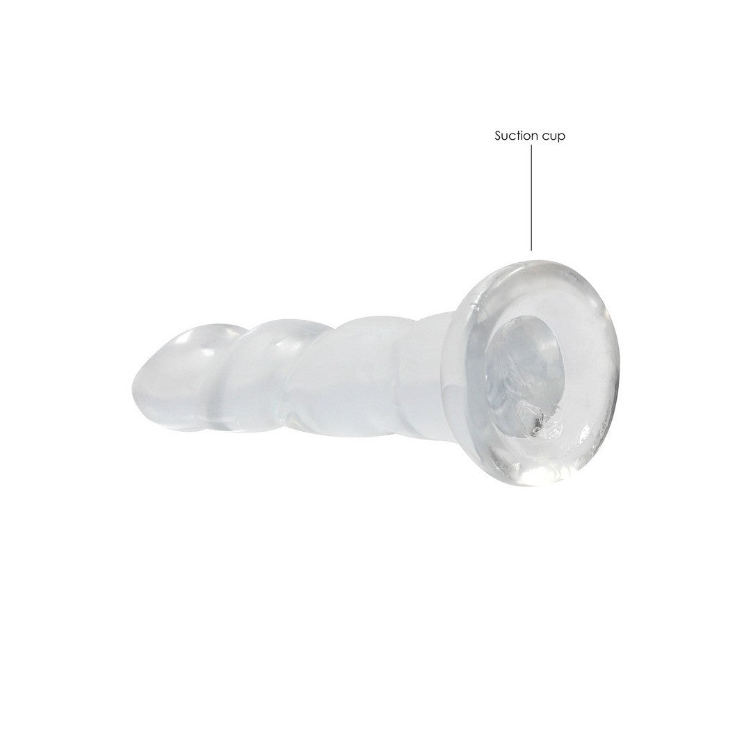 DILDO NON-REALISTIC CRYSTAL CLEAR 7 /17 CM REALROCK