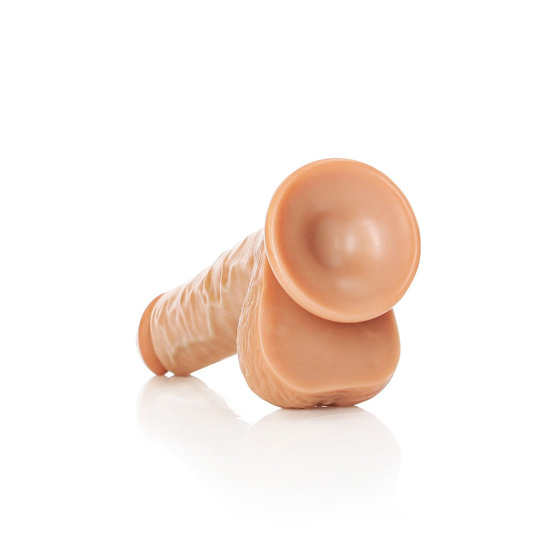 DILDO REALISTA CON TESTICULOS STRAIGHT 7 / 18 CM REALROCK