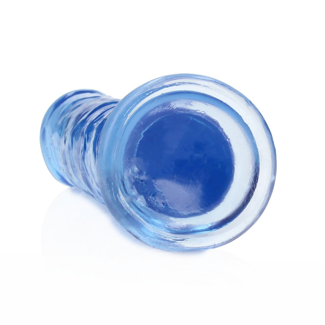 DILDO STRAIGHT REALISTIC CRYSTAL CLEAR 7 /18 CM AZUL REALROCK