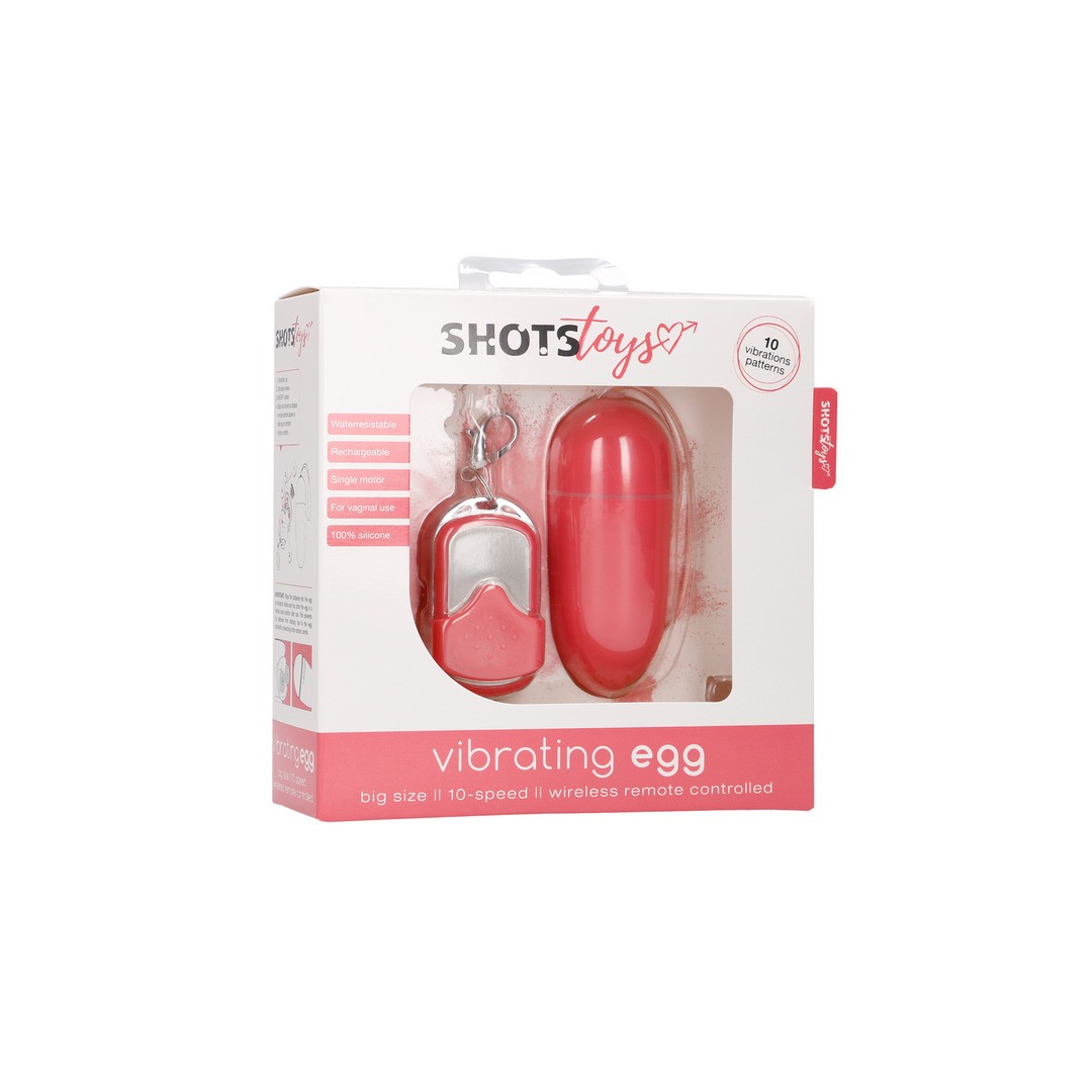 HUEVO VIBRADOR CON MANDO A DISTANCIA L ROSA SHOTS TOYS