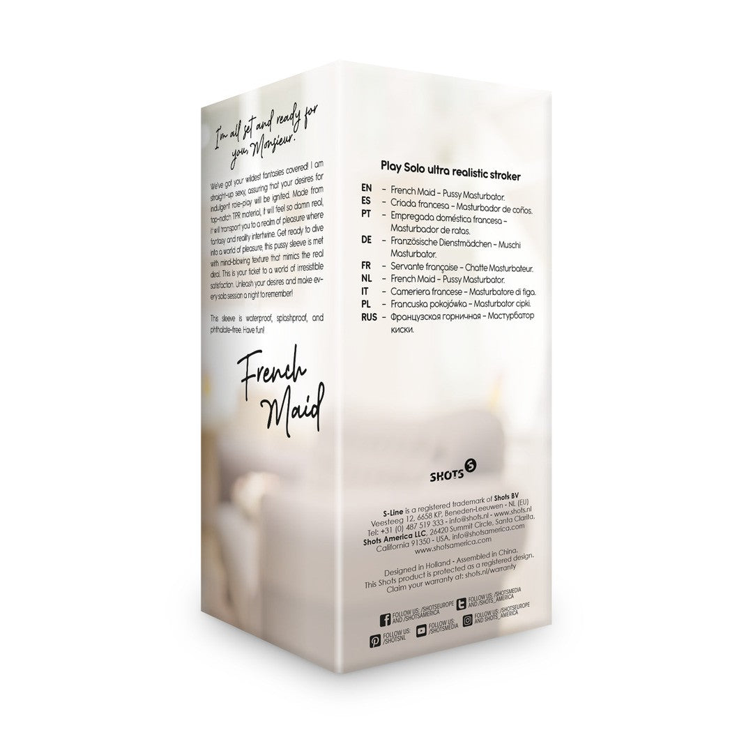 MASTURBADOR DE VAGINA FRENCH MAID FLESH S-LINE