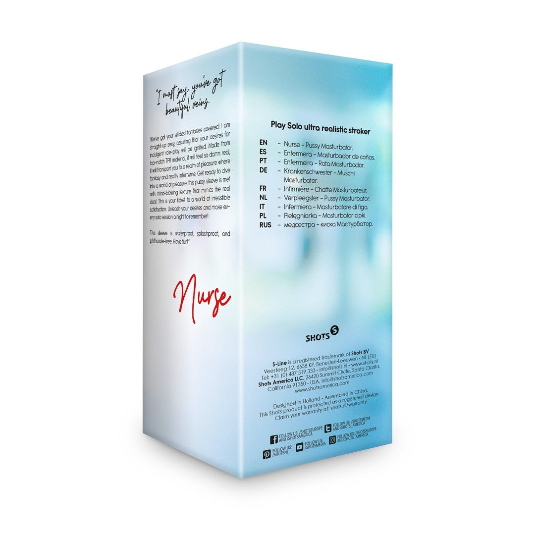 MASTURBADOR DE VAGINA NURSE TAN S-LINE