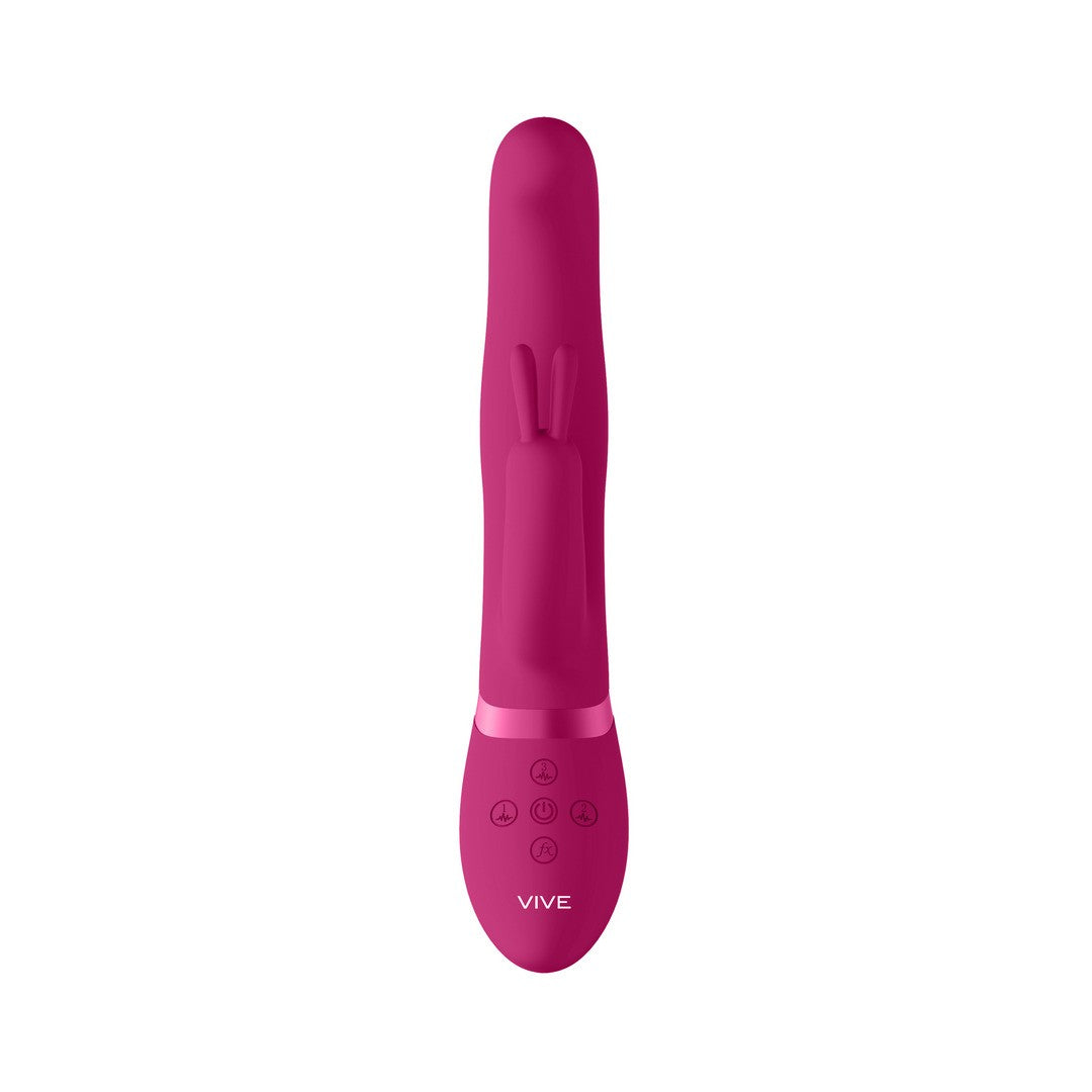 VIBRADOR IZARA ROTATING BEADS ROSA NEGRO VIVE