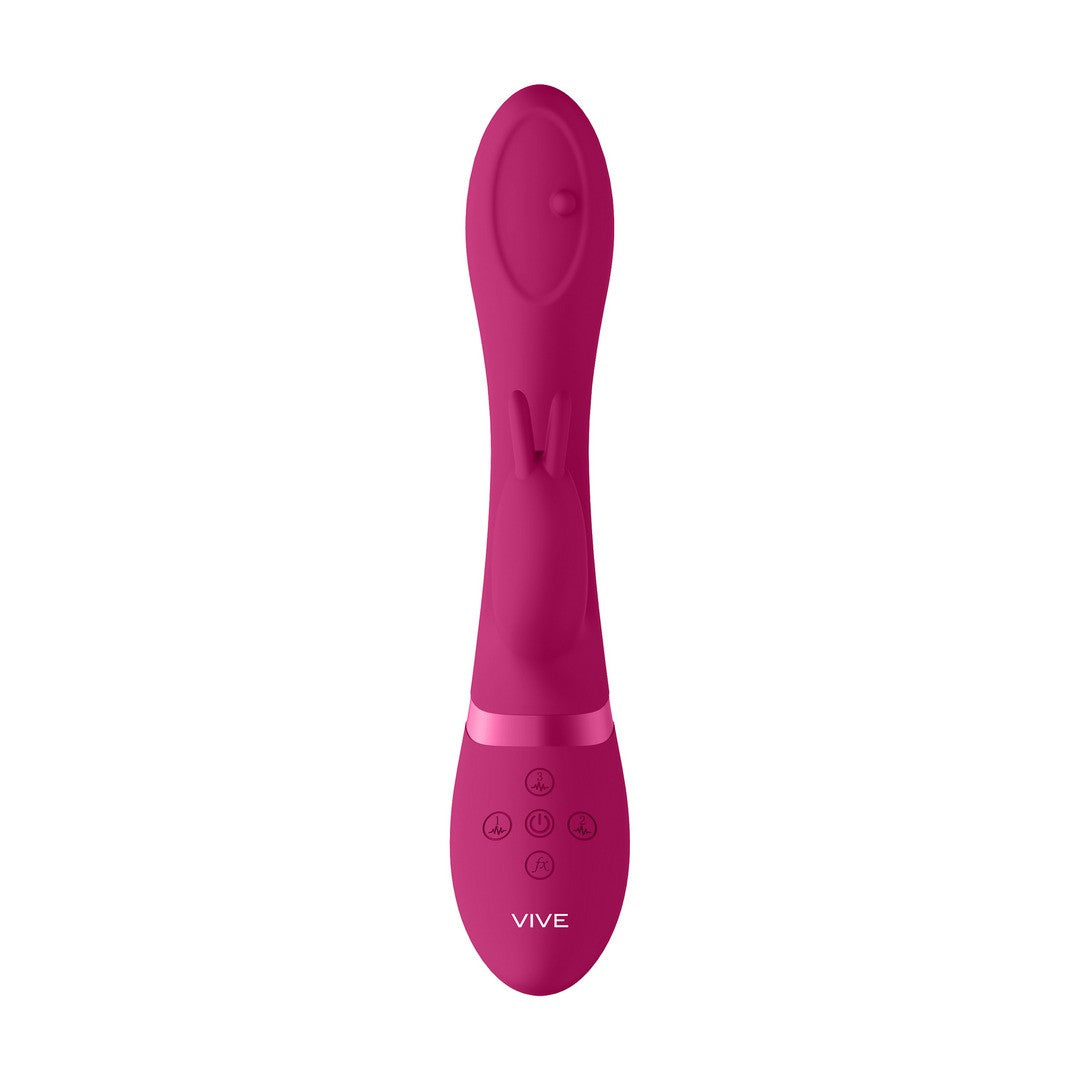 VIBRADOR MIRA SPINNING G-SPOT RABBIT ROSA VIVE