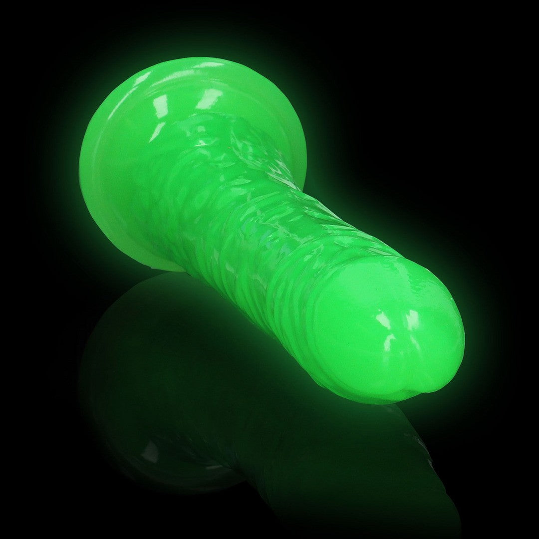 DILDO SLIM REALISTIC GLOW IN THE DARK 8'' / 20 CM REALROCK