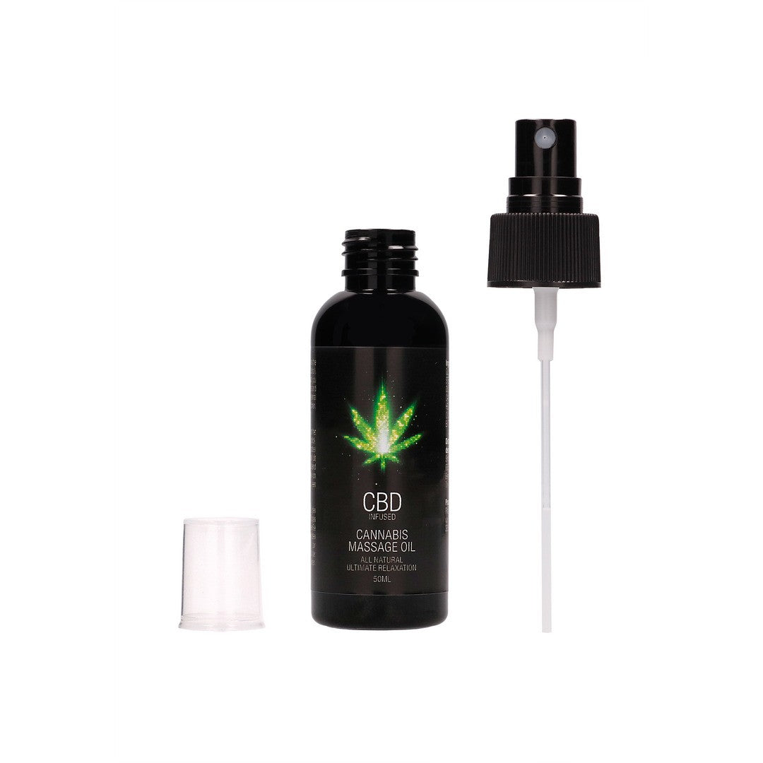 ACEITE DE MASAJE CON CBD CANNABIS 2 FL OZ 50 ML PHARMQUESTS