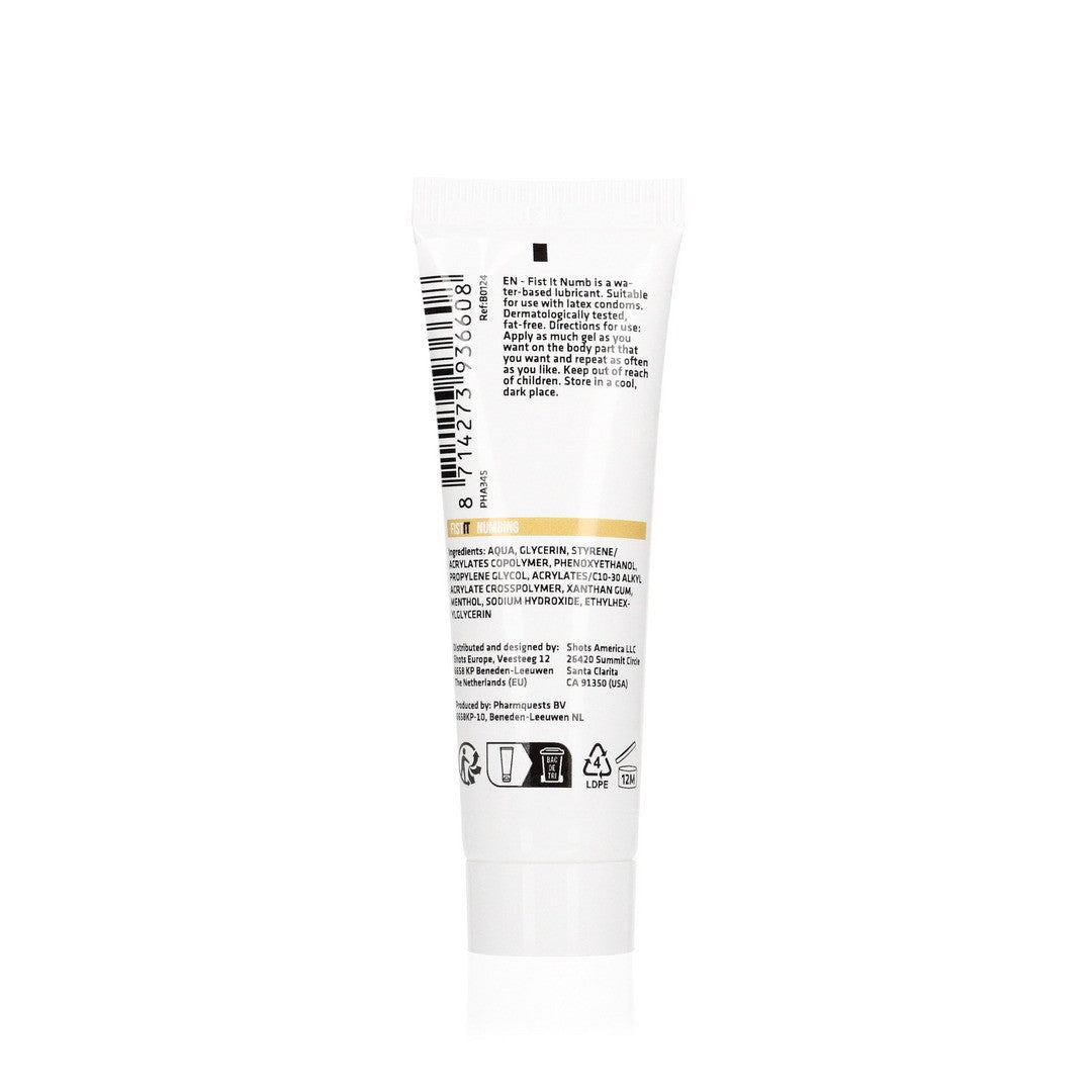LUBRICANTE PARA FISTING NUMBING 0.8 FL OZ 25 ML FIST IT