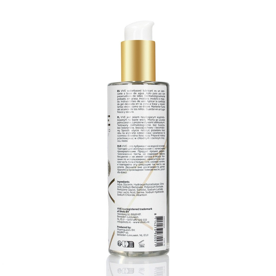 LUBRICANTE A BASE DE AGUA 6.76 FL OZ 200 ML VIVE