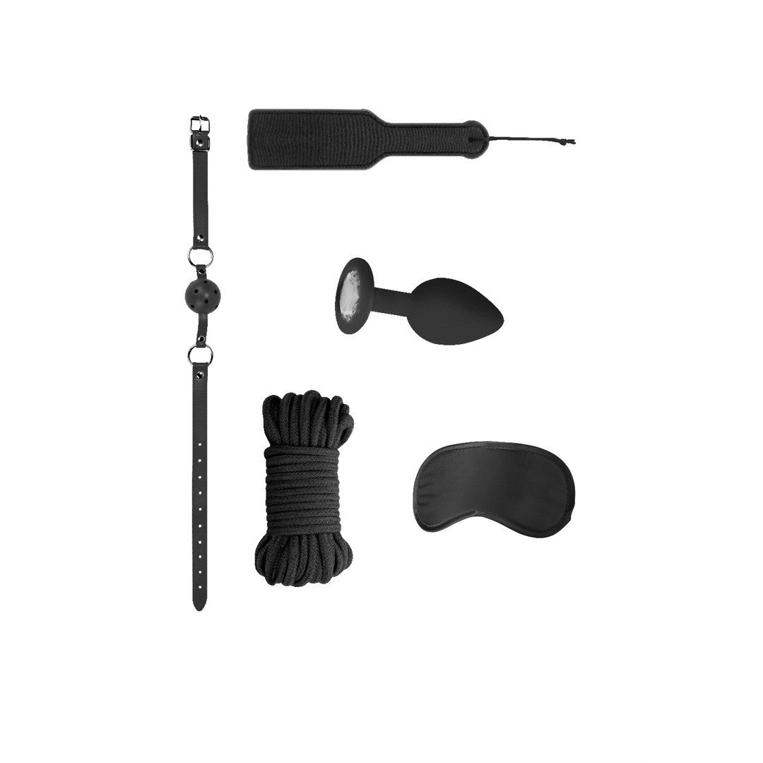 KIT BONDAGE INTRODUCTORY BONDAGE KIT 5 NEGRO OUCH!