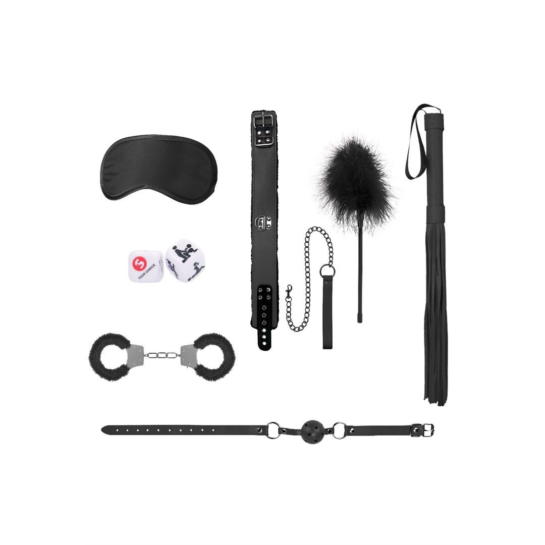 KIT BONDAGE INTRODUCTORY BONDAGE KIT 6 NEGRO OUCH!