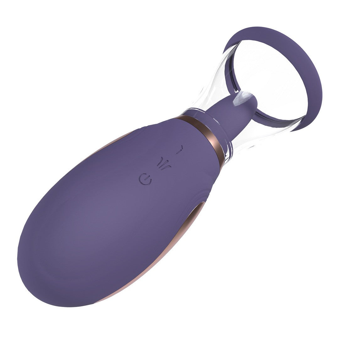BOMBA VULVAR Y DE SENOS RECARGABLE ENHANCE MORADO PUMPED