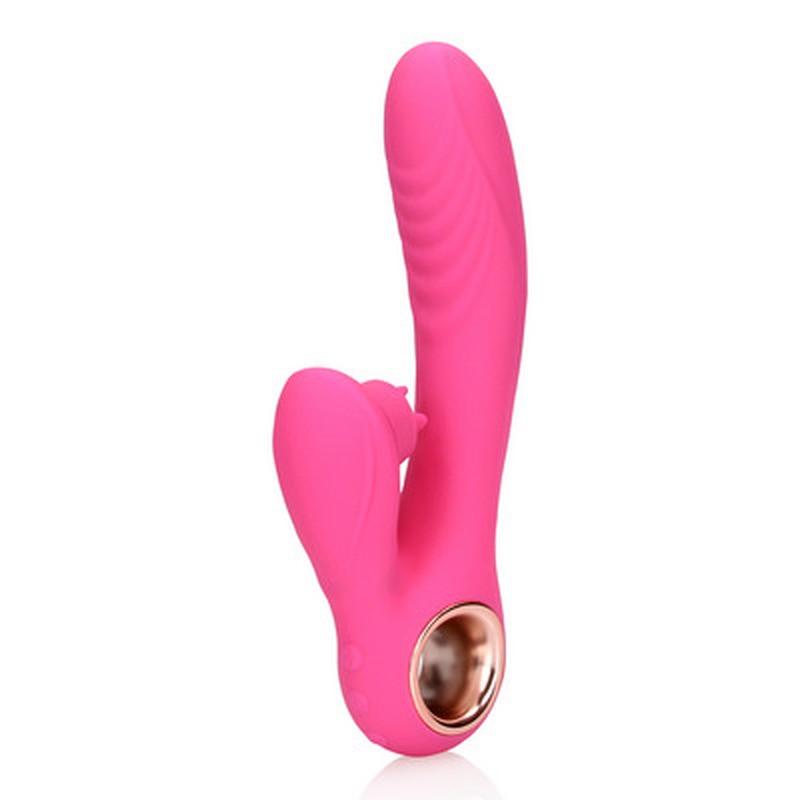 VIBRADOR RABBIT CON LAMIDA Y CALENTAMIENTO EXUBERANT PINK LOVELINE