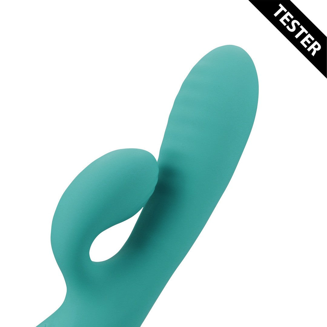 TESTER VIBRADOR CONEJO INFLABLE PEACOCK BLUE LOVELINE
