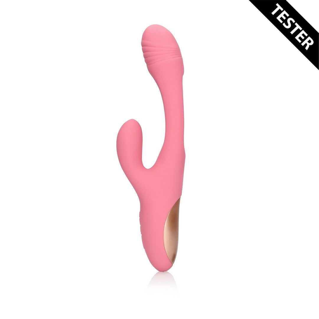 TESTER VIBRADOR FLAPPING G-SPOT RABBIT PINK ARABESQUE LOVELINE