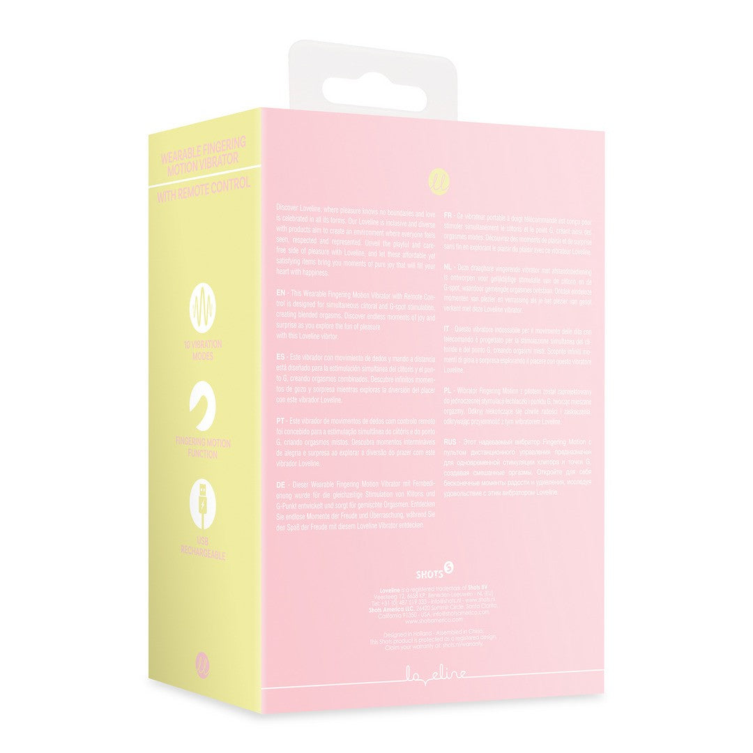 VIBRADOR DE DEDO CON MANDO A DISTANCIA CHERRY CHIFFON LOVELINE