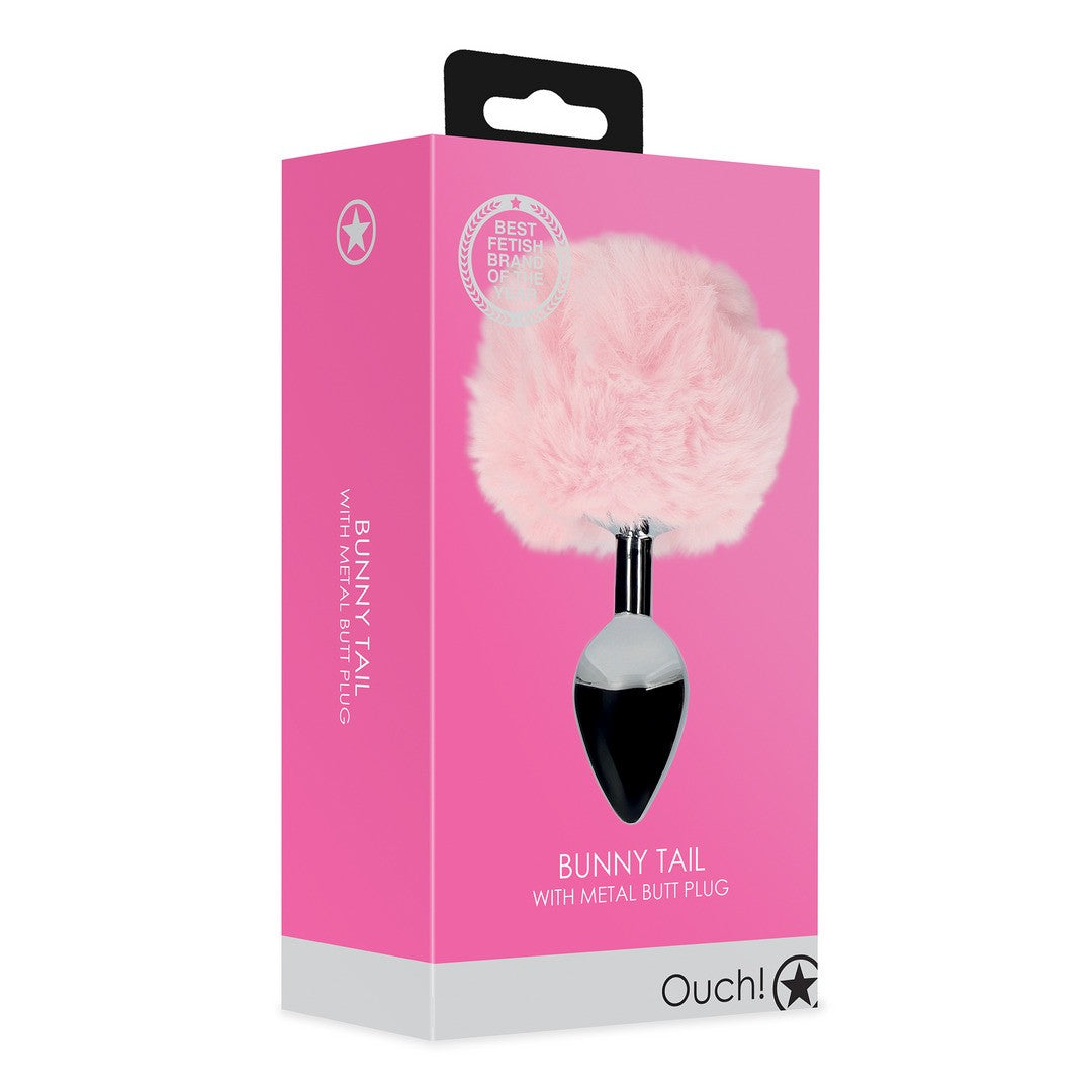 PLUG ANAL CON COLA DE CONEJO ROSA OUCH!