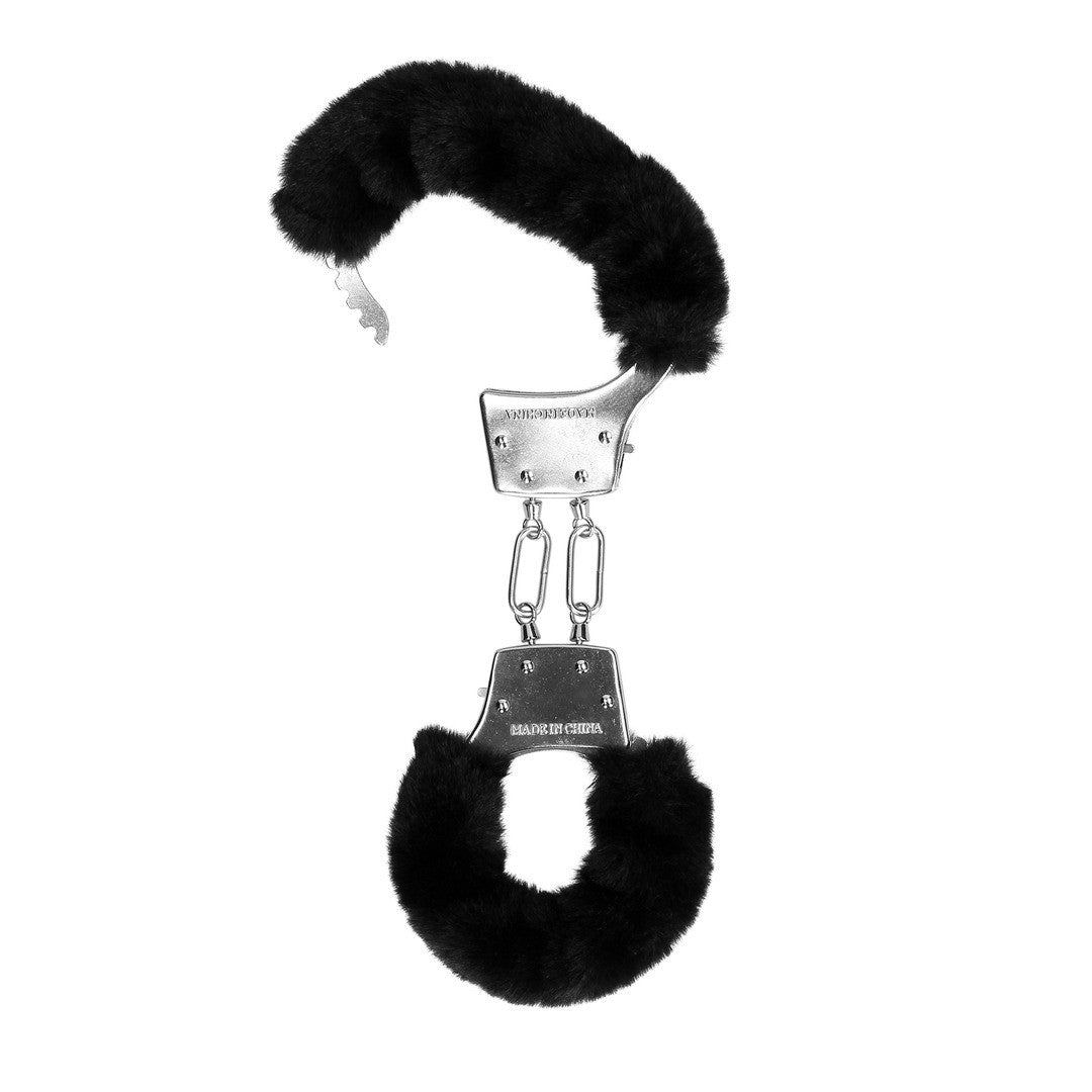 ESPOSAS DE FELPA FURRY METAL NEGRO OUCH!