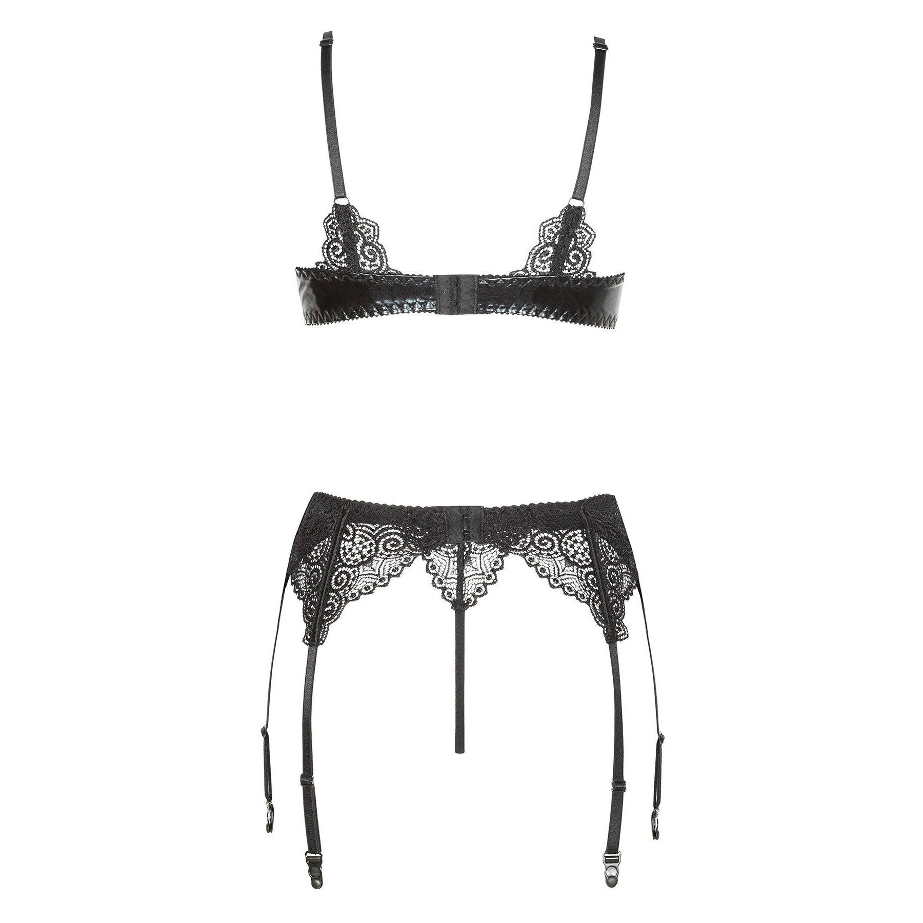 CONJUNTO DE 3 PIEZAS MARILYN NEGRO BEAUTY NIGHT FASHION