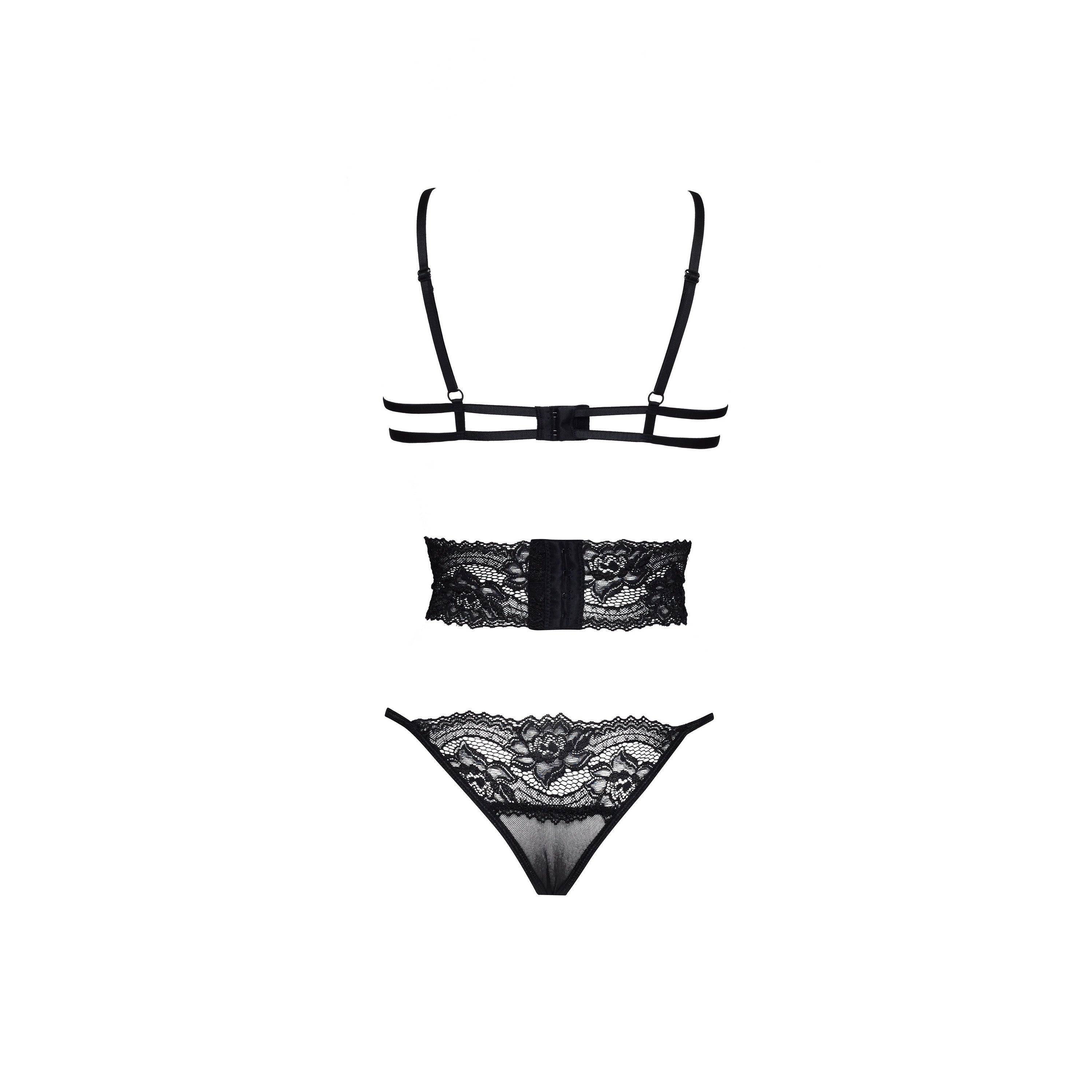 CONJUNTO BODY NOELE NEGRO BEAUTY NIGHT FASHION