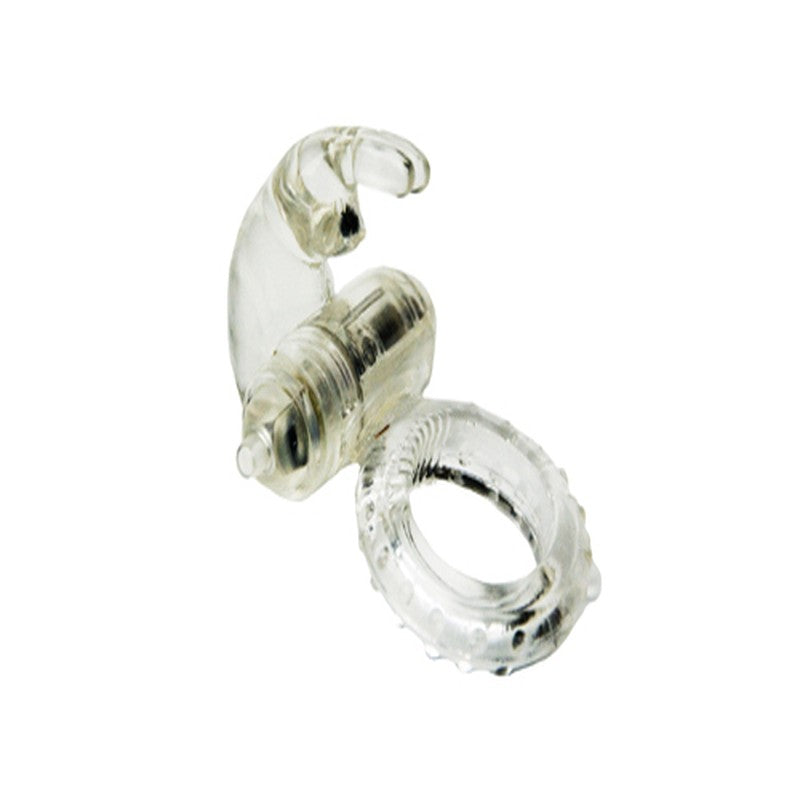 ANILLO VIBRADOR CONEJILLO TRANSPARENTE LIBID TOYS