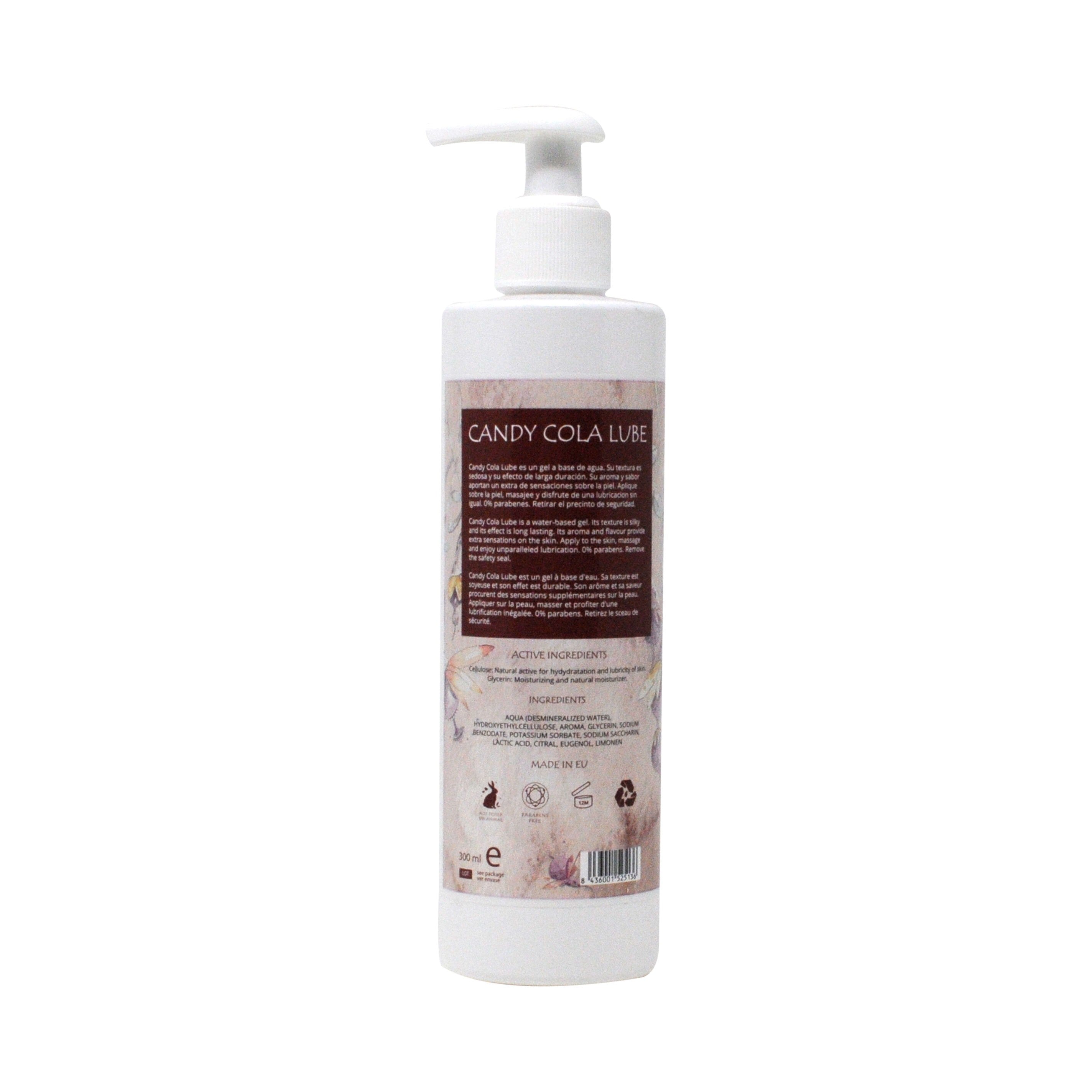 LUBRICANTE A BASE DE AGUA CON SABOR A COLA EVOQUE 300 ML
