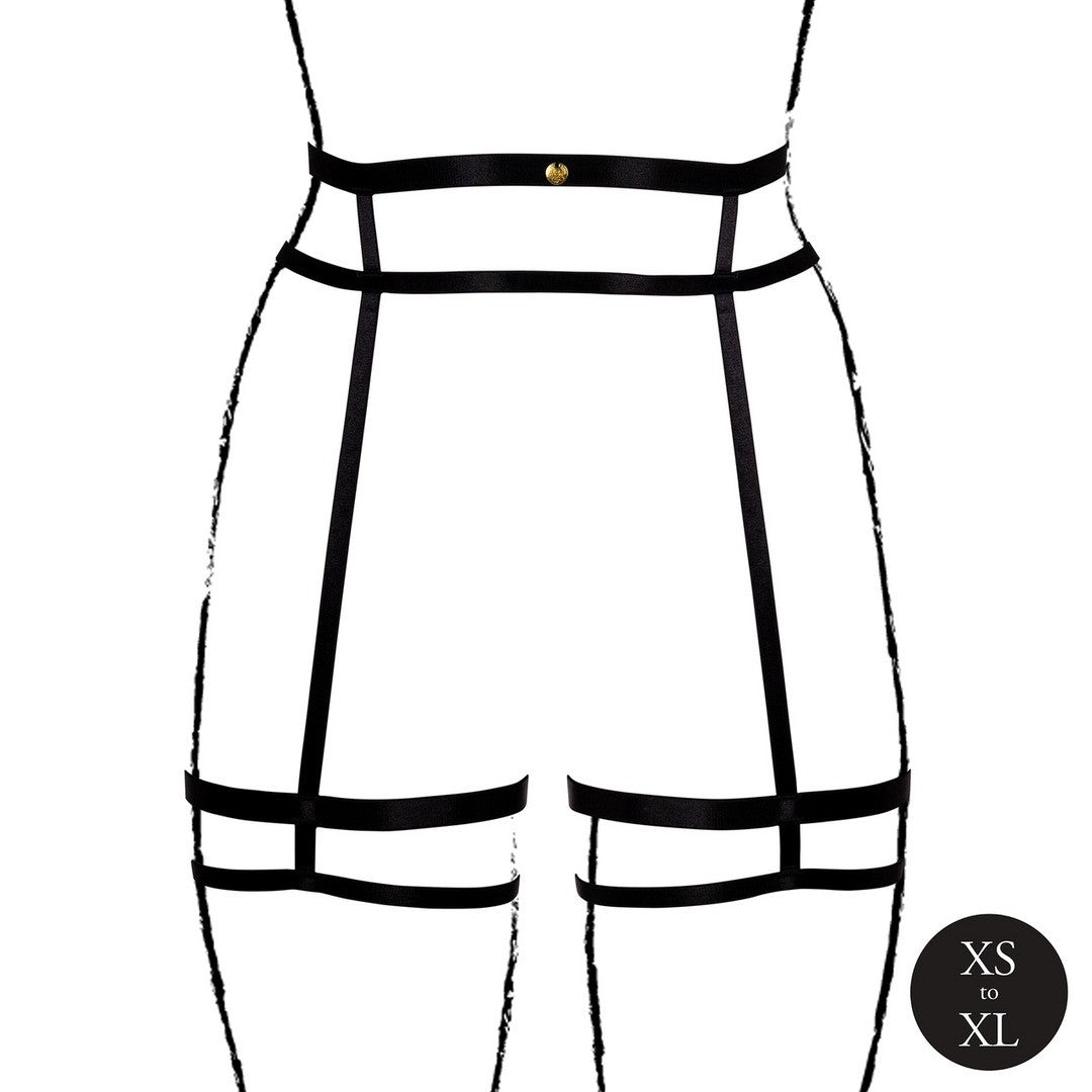 LIGUEROS DOUBLE STRAP NEGRO LE DÉSIR