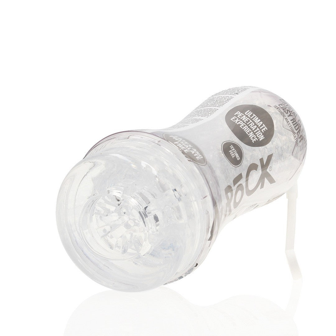 MASTURBADOR EASY RIDER TEXTURED TRANSPARENTE REALROCK