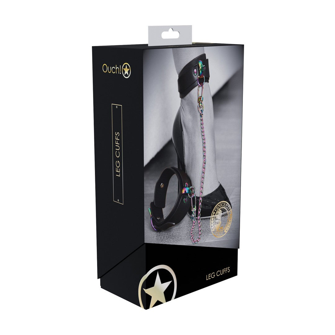 ESPOSAS PARA TOBILLOS VENICE COLLECTION NEGRAS OUCH!