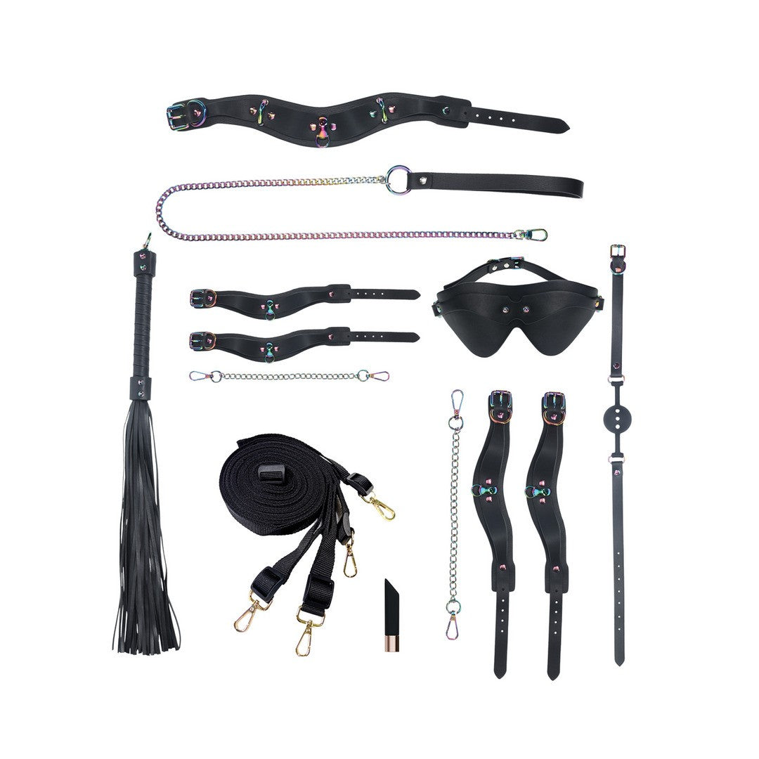 KIT CON BOLSO VENICE COLLECTION NEGRO OUCH!