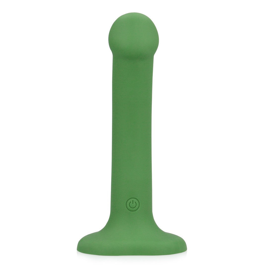 VIBRADOR NON-PHALLIC VIBRATING DILDO PEQUEÑO FOREST GREEN LOVELINE