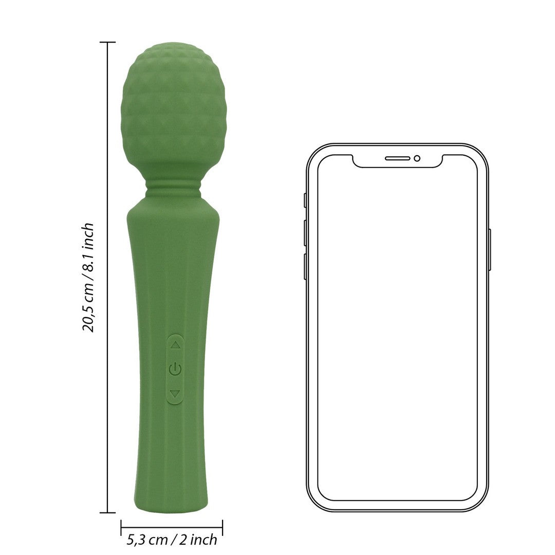 MASAJEADOR POWERFUL WAND VIBRATOR VERDE LOVELINE