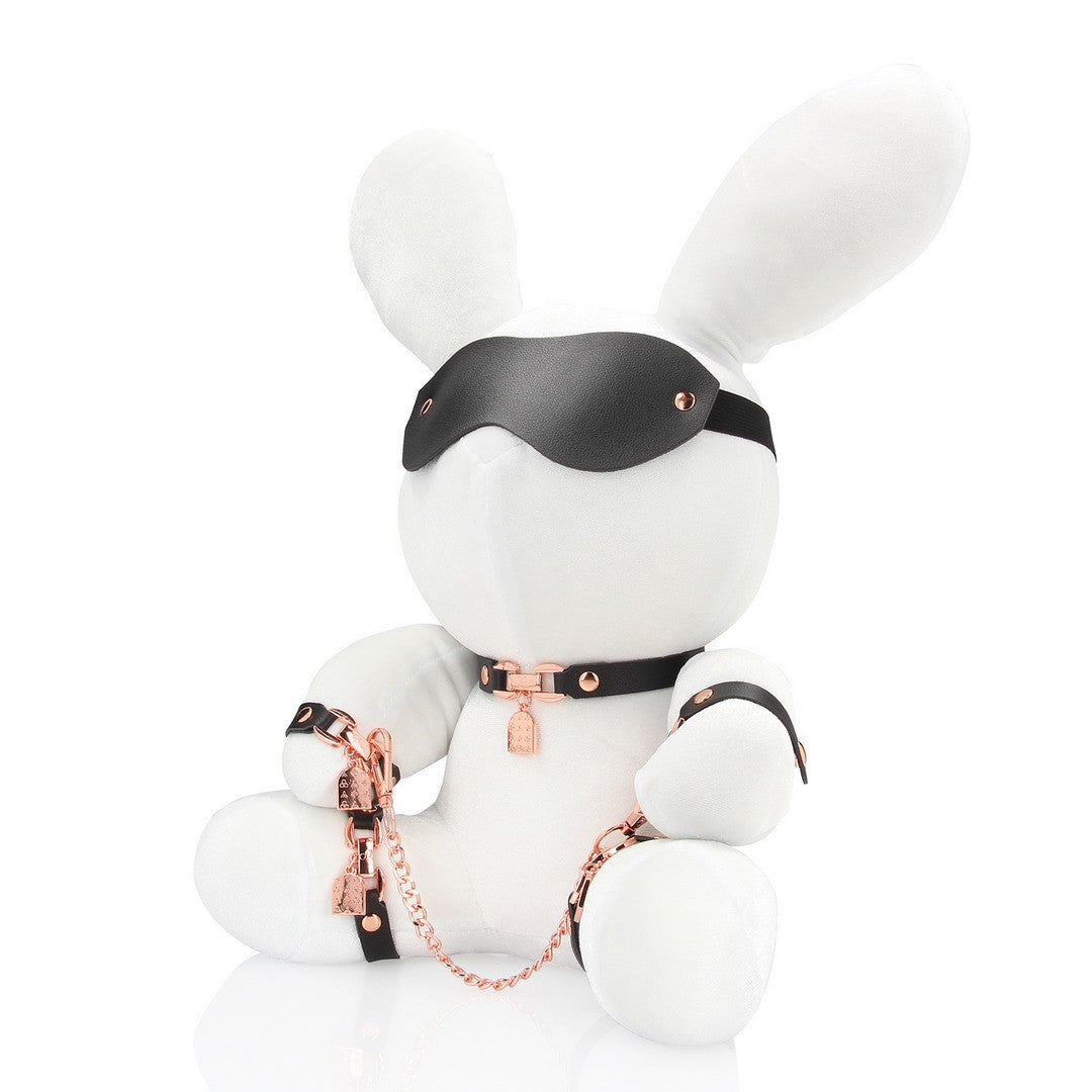 CONEJO BONDAGE GRANDE DE TERCIOPELO BLANCO S-LINE