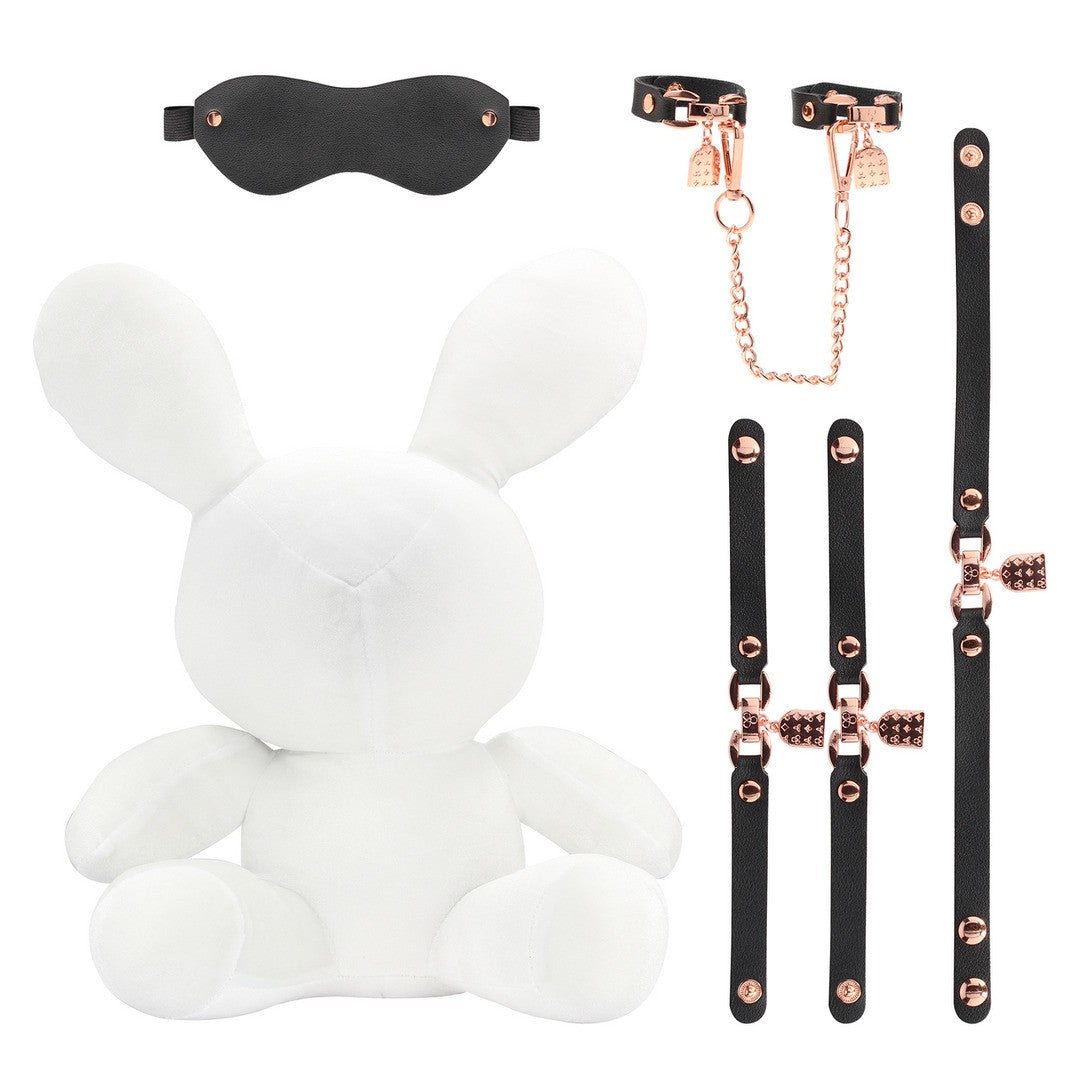 CONEJO BONDAGE GRANDE DE TERCIOPELO BLANCO S-LINE