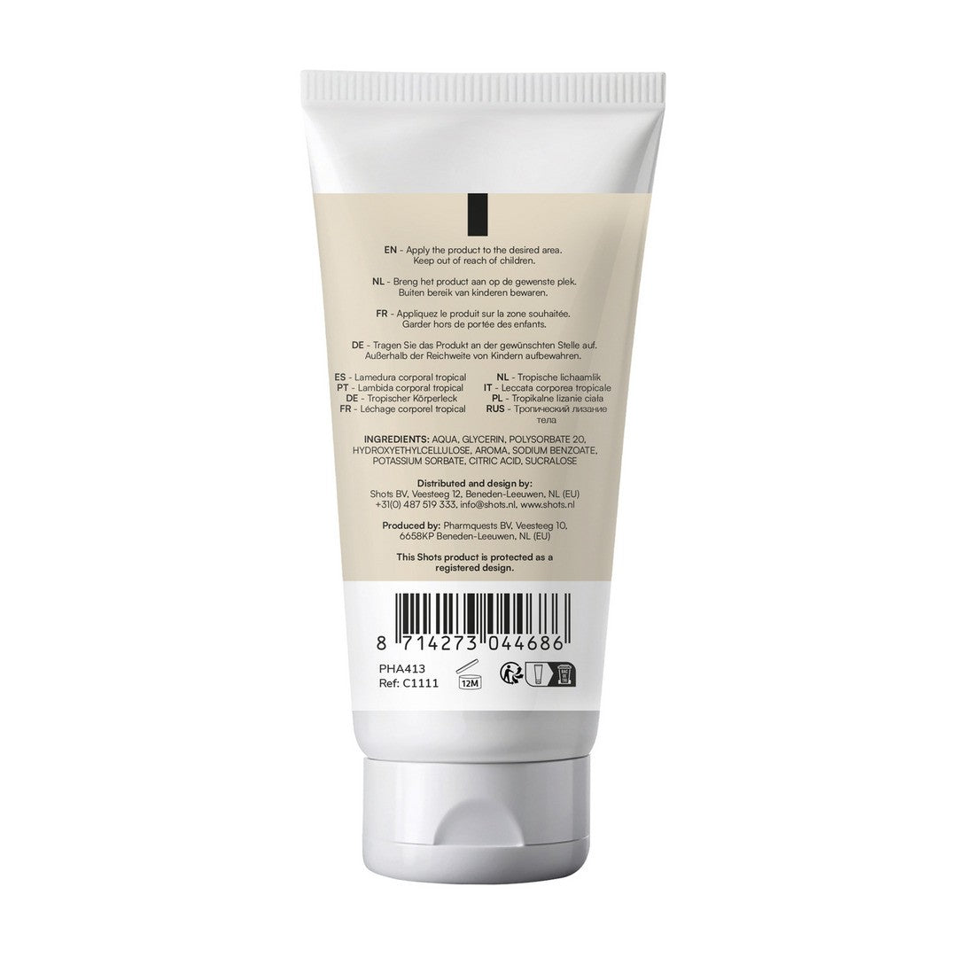 LUBRICANTE CON AROMA TROPICAL BODY LICK 1.7 FL OZ 50 ML