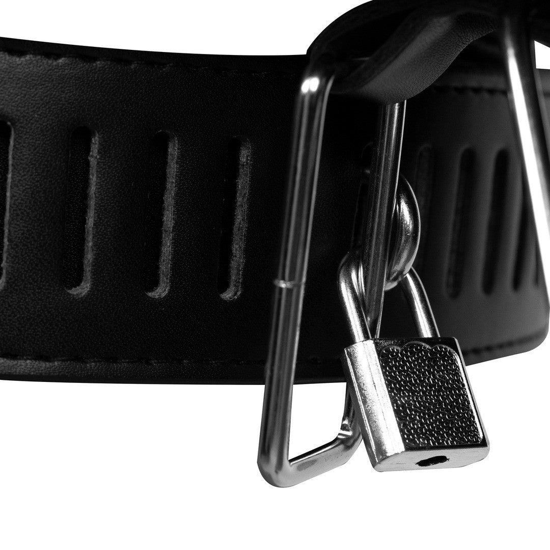 CINTURÓN DE CASTIDAD CON RESTRICCIONES PARA LAS PIERNAS XTREME OUCH!