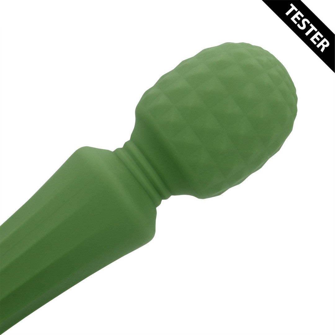 TESTER MASAJEADOR POWERFUL WAND VIBRATOR VERDE LOVELINE