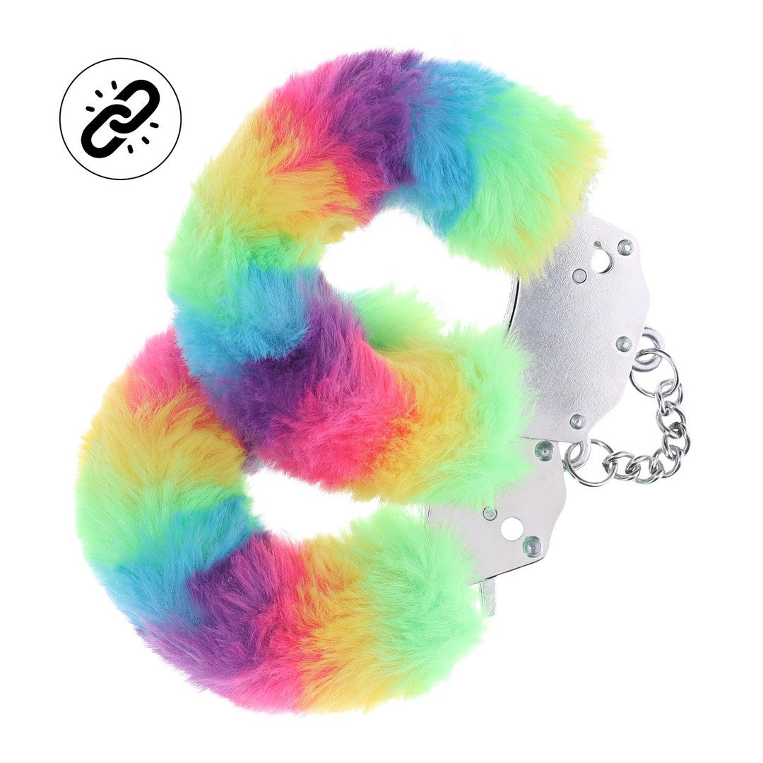 ESPOSAS DE FELPA HEAVY-DUTY FLUFFY MULTICOLOR 1 OUCH!