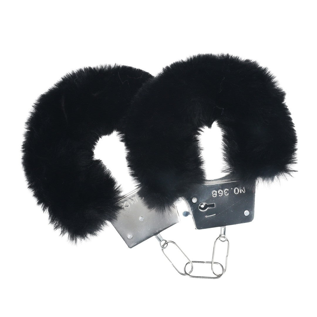 ESPOSAS DE FELPA CLASSIC FLUFFY NEGRO OUCH!